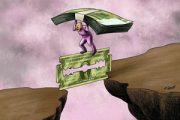 رابطه دلار و ریال چگونه است و چرا روز به روز ارزش ریال کم می شود؟ بخش واقعی اقتصاد ایران با ژیان حرکت می کند و نقدینگی بانک ها با فضاپیما