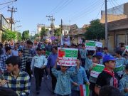 تصاویری از حضور پرشور مردم فهیم دزفول در راهپیمایی ۱۳ آبان